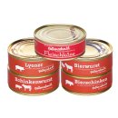 Failenschmid Dosenwurst Vorrats-Set Bierwurst, Bierschinken, Schinkenwurst, Lyoner, Fleischk&auml;se